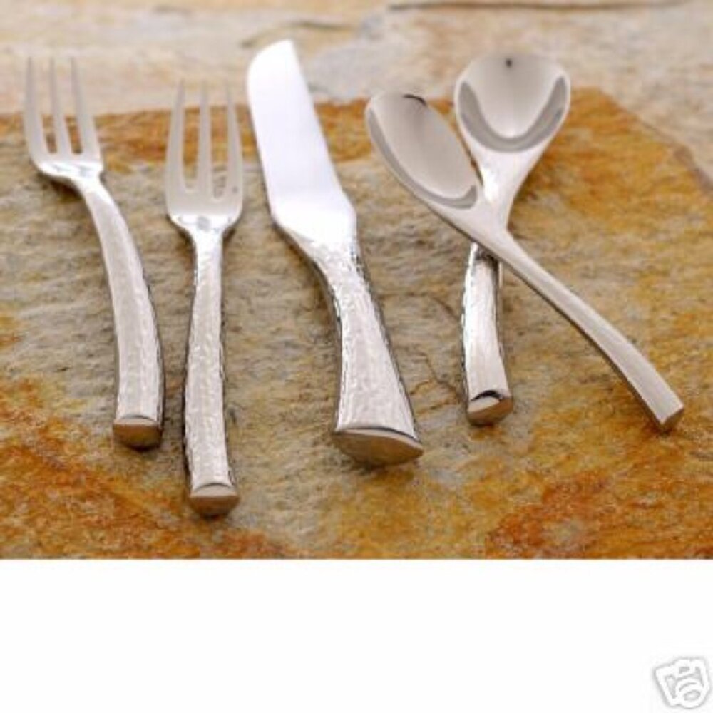 Sasaki James Rustic 5 pc Stainless Steel placesetting
